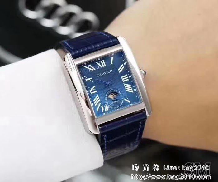 CARTIER卡地亞 最新坦克系列 高端男士腕表 WSS1272